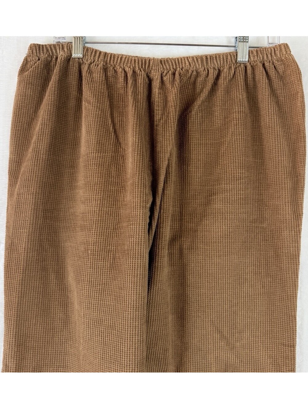 Habitat Clothes To Live In XL Cropped Pants Brown Artsy Art To Wear Womens